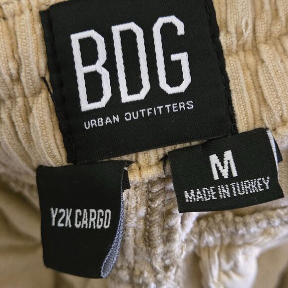 Urban Outfitters BDG Y2K Cargo Corduroy Pants Pockets Baggy Trending Size M - Picture 10 of 11